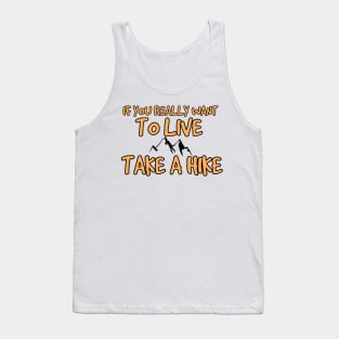 Hiking t-shirt designs Tank Top